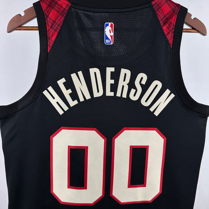 Trail Blazers City Edition No. 00 Henderson na 24ª temporada