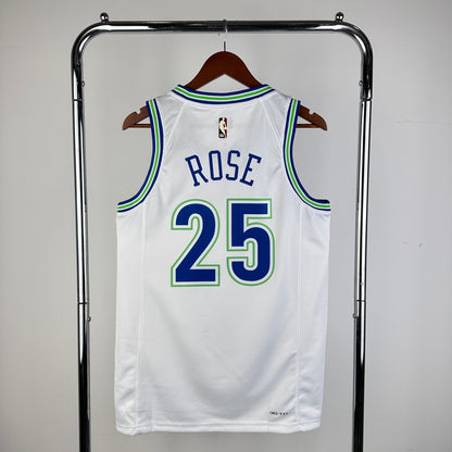 Timberwolves retro No. 25 Rose na 24ª temporada