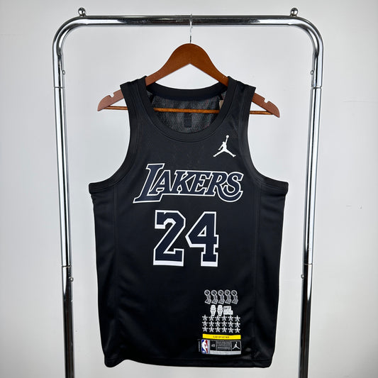 Lakers Black Honor Edition nº 24 Kobe Bryant