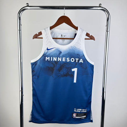 Timberwolves City Edition No. 1 Anderson na 24ª temporada